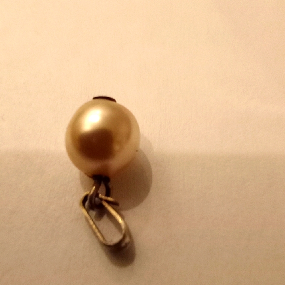 Vintage Single Pearl Pendant - Picture 6 of 6